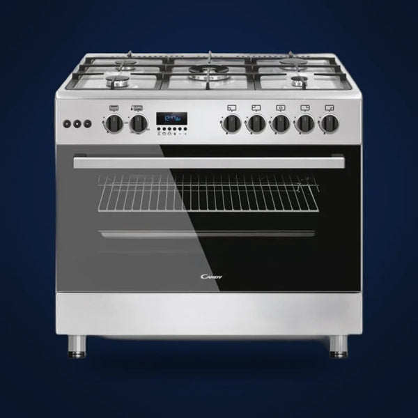 Cocina Candy mixta 5 horn. acero 90cm
