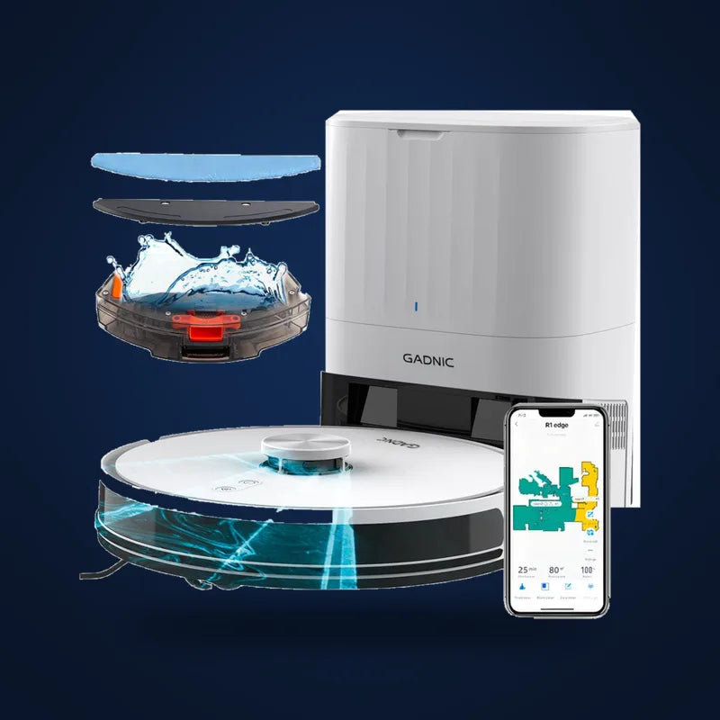 Robot aspirador Gadnic AC800 LiDAR autolimpiante
