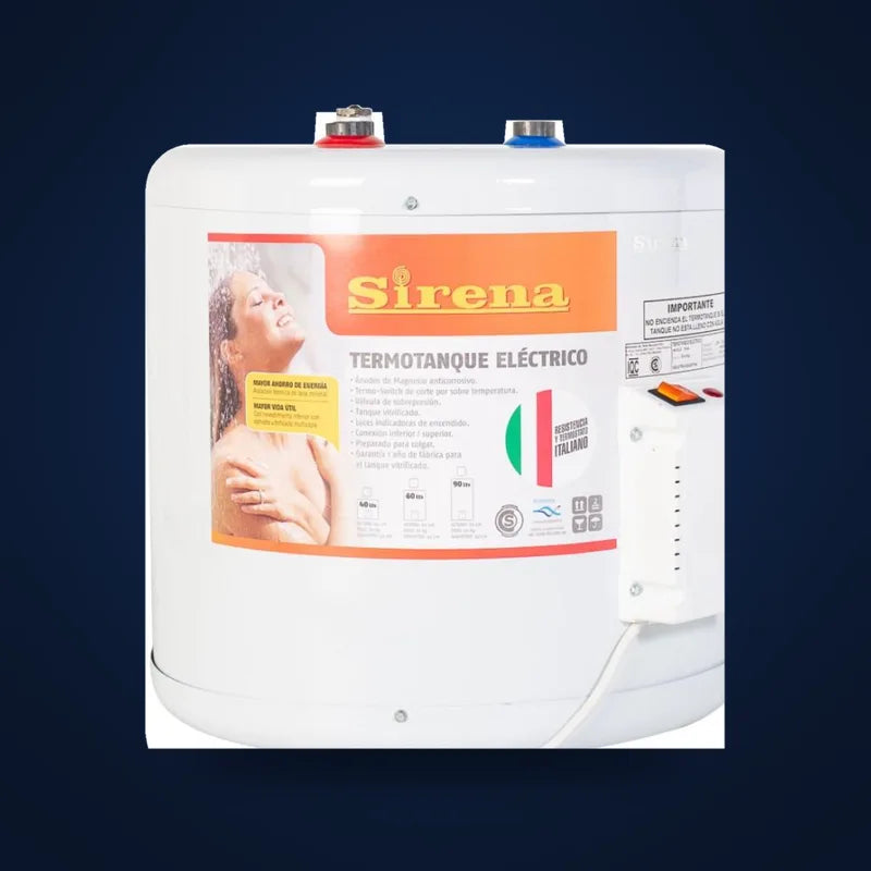 Termotanque Sirena 40 lts eléctrico